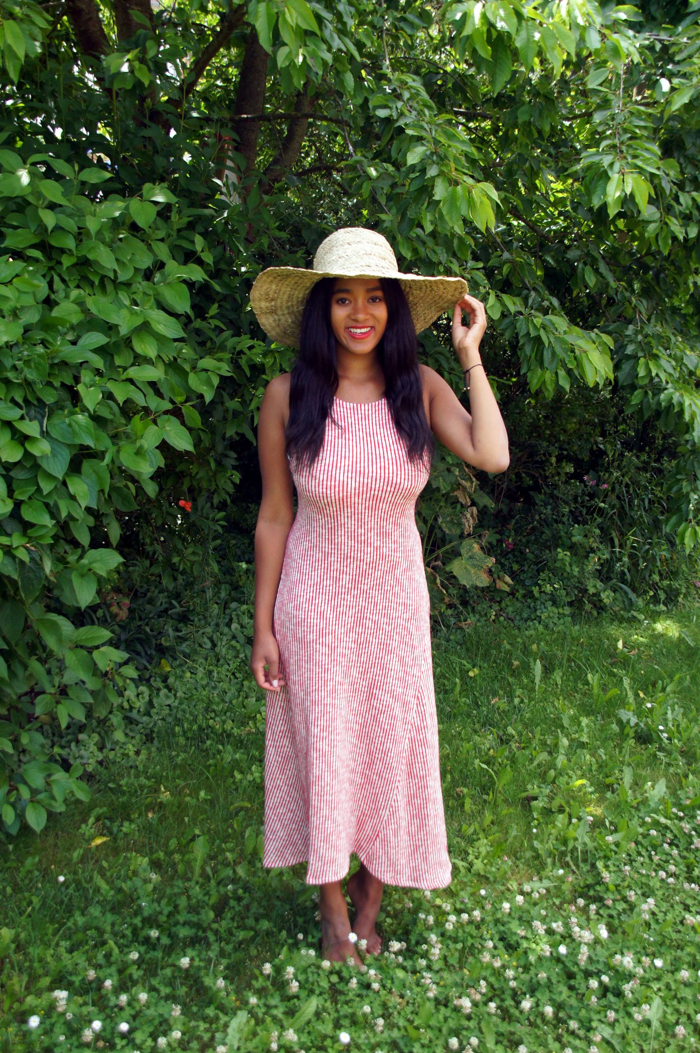 Sassy Stripes:  The Ultimative Garden Party Outfit