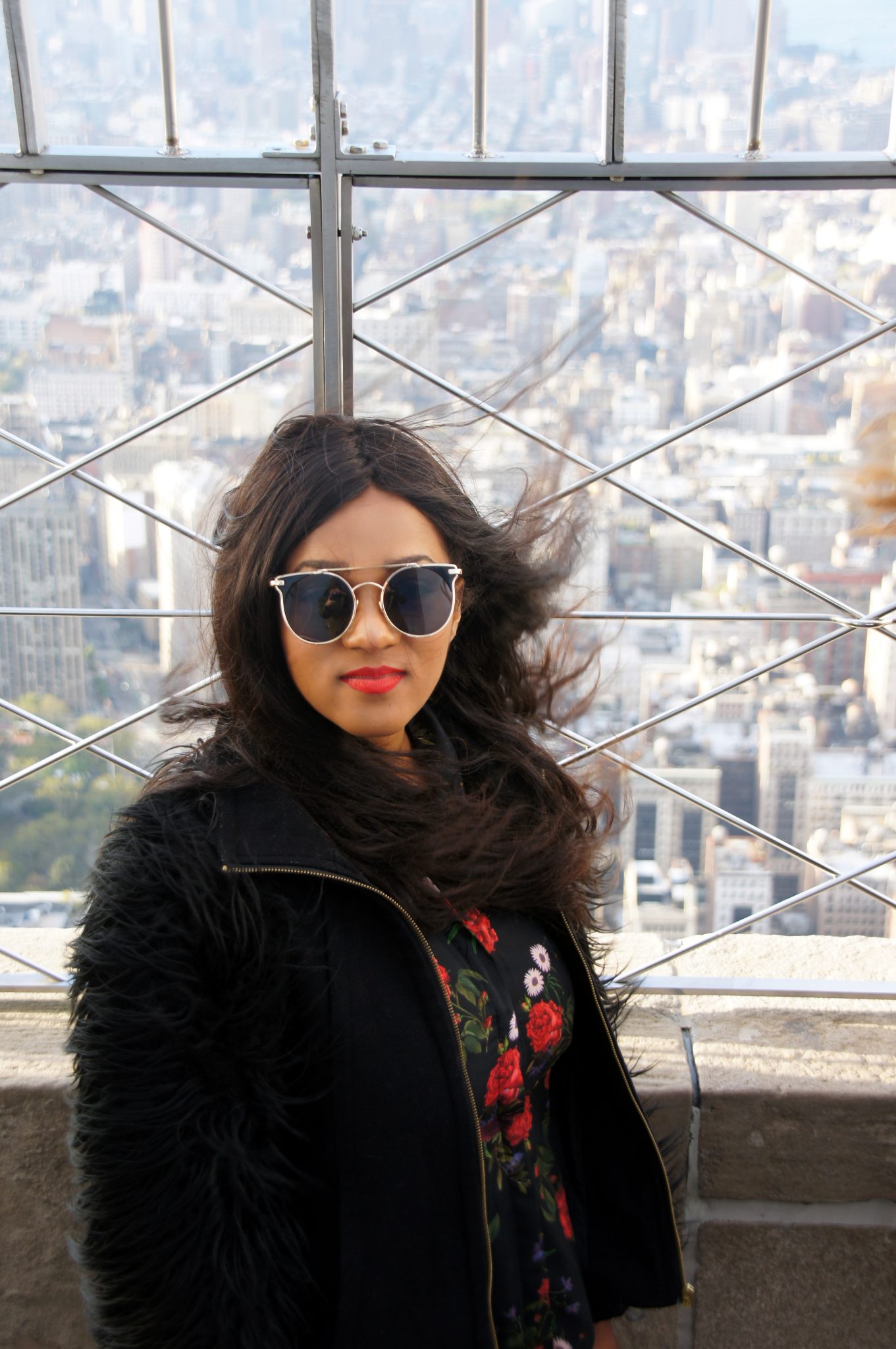 Closeup of me on the empire State Building