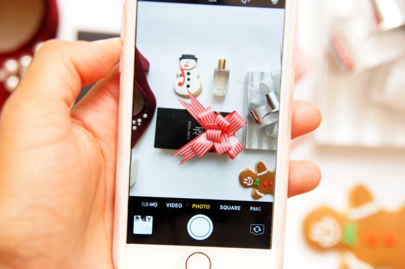 Christmas Gift Guide: iPhone screenshot of a flatlay