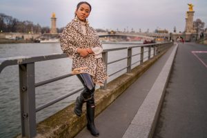 Paris in Winter Pont Alexandre Fashion Blogger