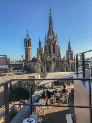 Hotel colon rooftop Barcelona