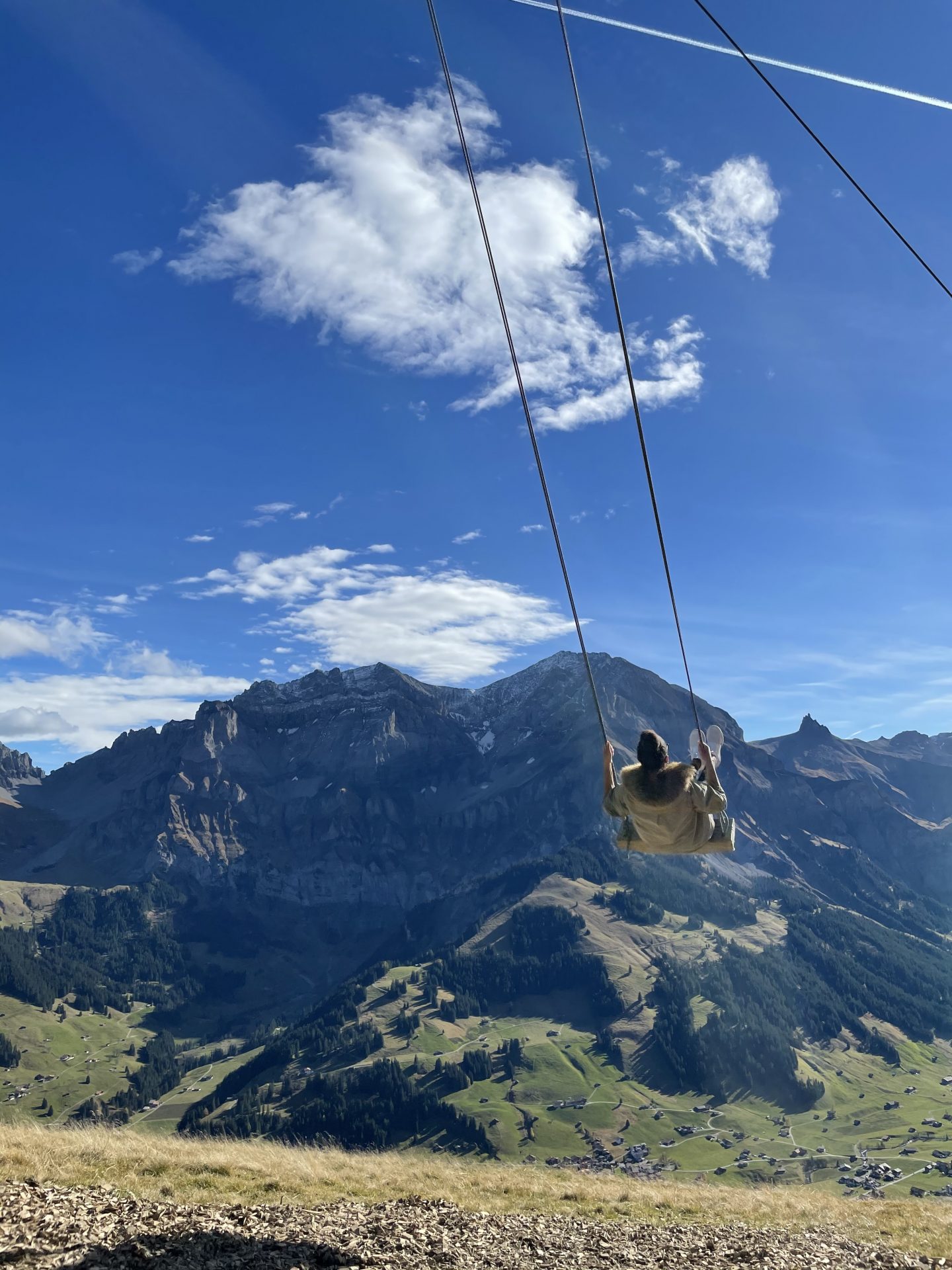 Giant Swing Adelboden Adelboden Wanderen Tschentenalp