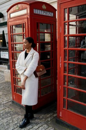 London Fashion Blogger Red Phone Booth