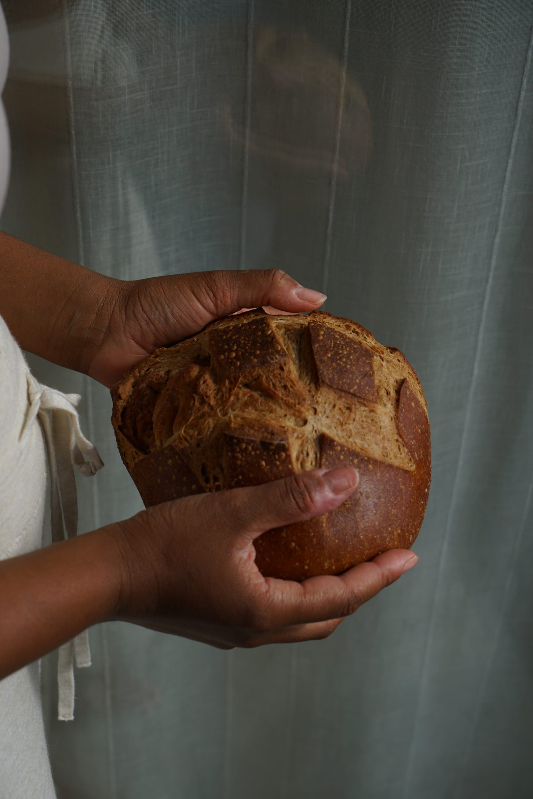 spelt & buckwheat bread, break baking, homemade bread
