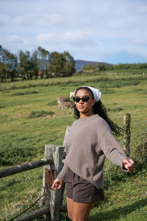 Sustainable Sweaters, Black Content Creator, Country Photo Inspiration