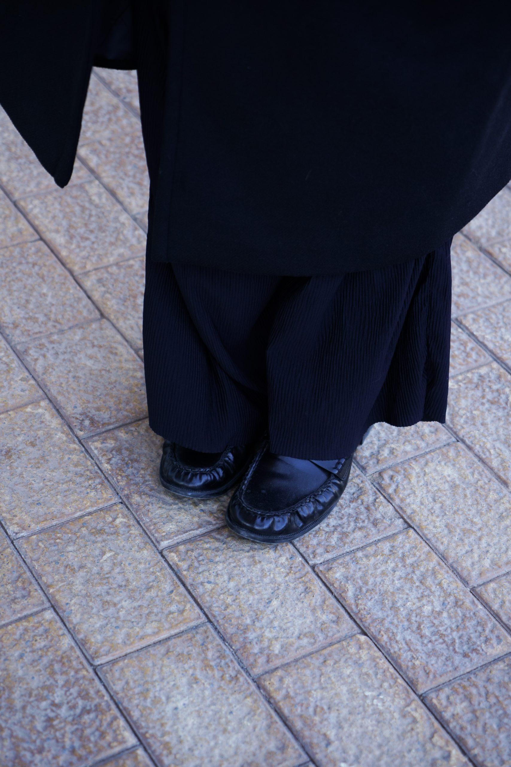 Black Loafer outfit, winter style inspiration